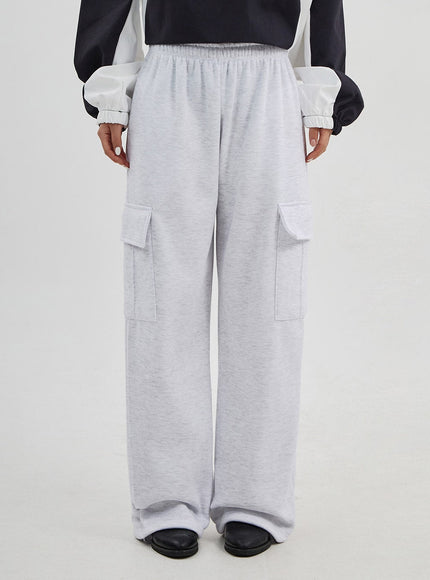 Cargo Wide Leg Track Pants Unisex CJ313