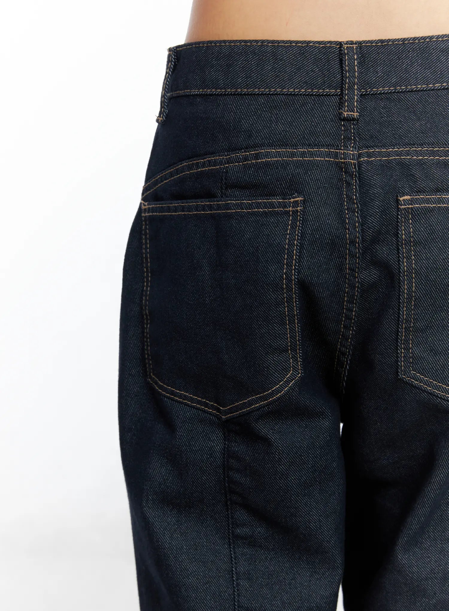 Giada Raw Indigo Wide-Leg Jeans CS505