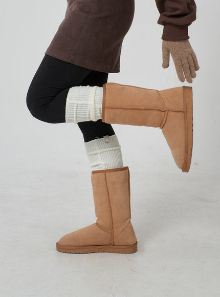 Kniehohe Stricksocken CJ303