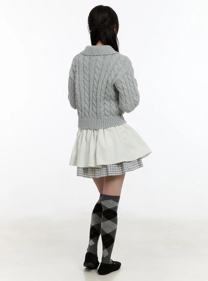 two-tone-plaid-mini-skirt-cm510