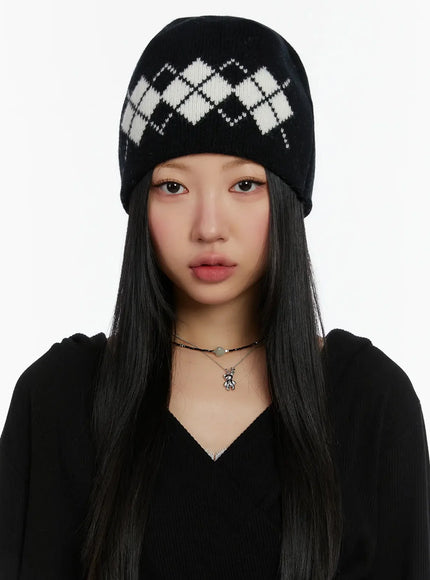argyle-knit-beanie-id525