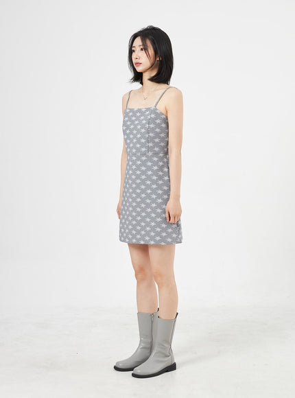 Rose Print Mini Dress OA310