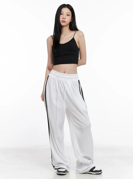 Waffle Knit Track Sweatpants CG525