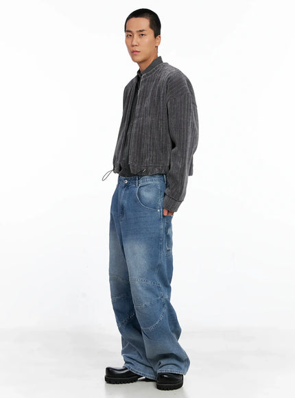 Men's Velvet Crop Jacket IS510