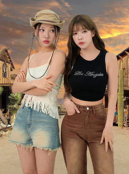 back-tie-fringe-top-bu308