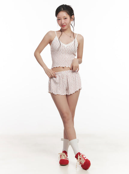 graphic-print-lettuce-edge-shorts-ca525