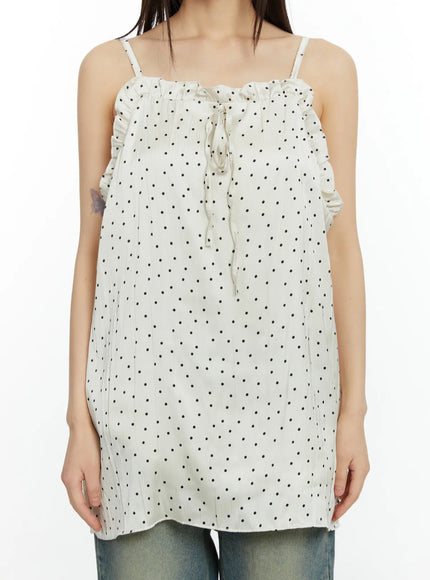 ruffle-trim-polka-dot-mini-dress-cf510