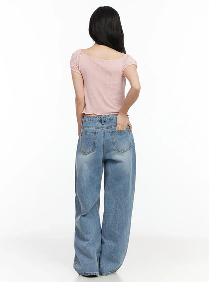 dotted-puff-sleeve-top-im524