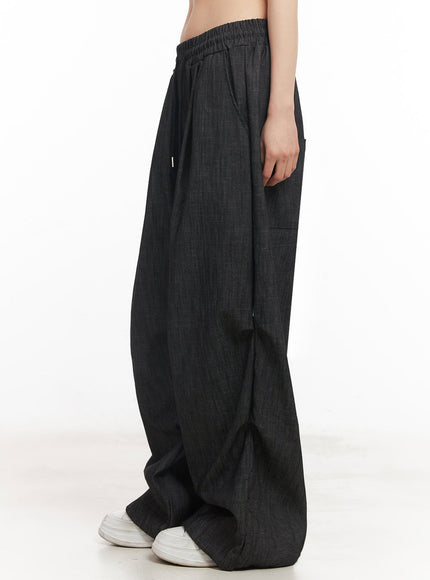 pintuck-denim-sweatpants-iy529