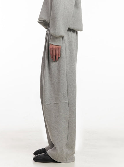 Men's Pintuck Wide-Leg Sweatpants IA510