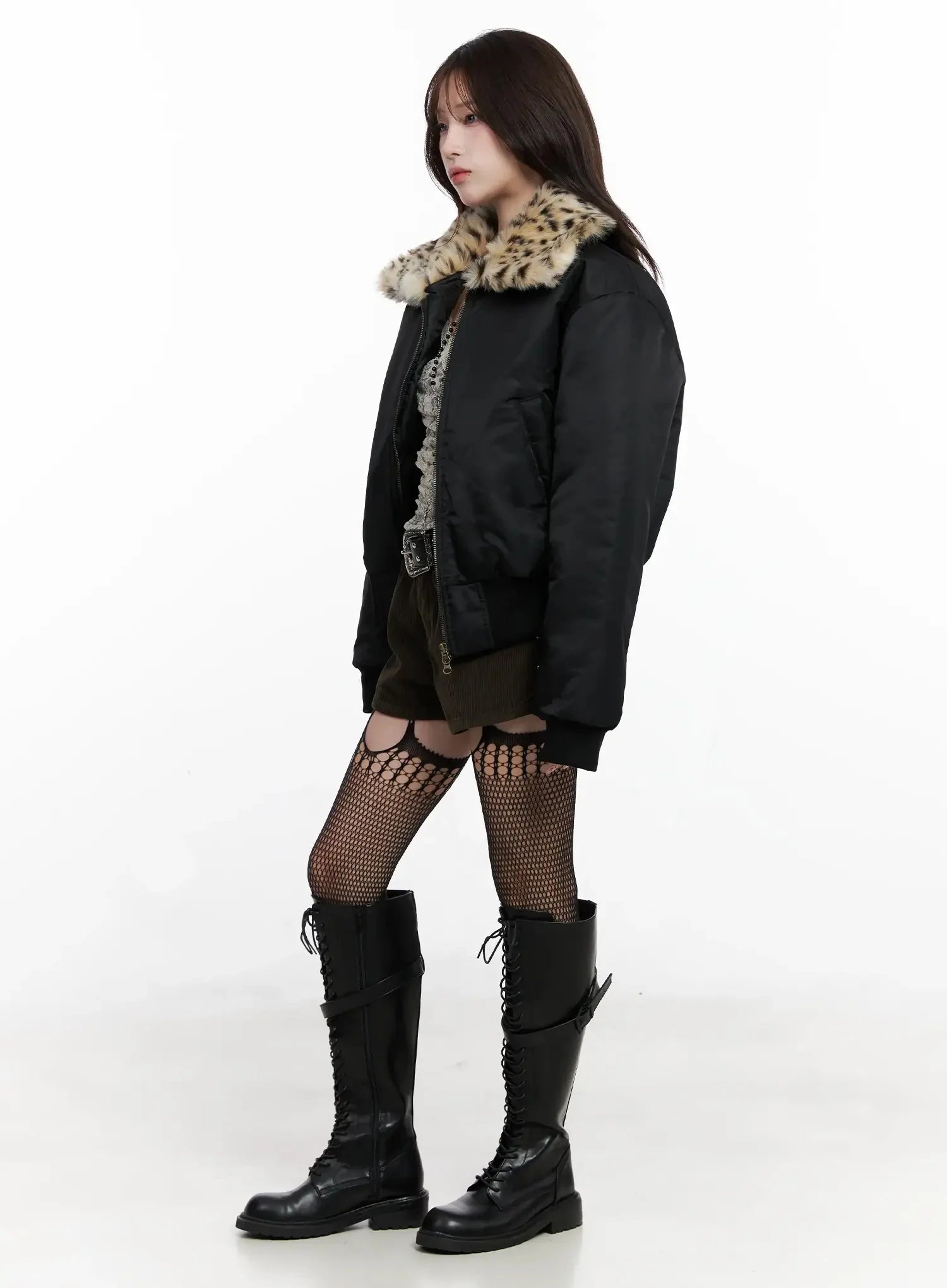 leopard-print-fur-collar-bomber-jacket-in525