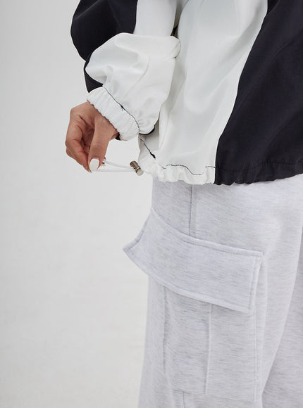 Oversized Drawstring Graphic Tee Unisex CJ313