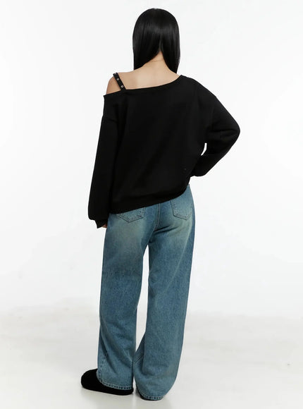 one-shoulder-eyelet-sweatshirt-id525