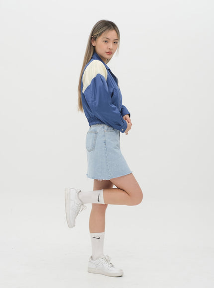 Denim Mini Skirt J28