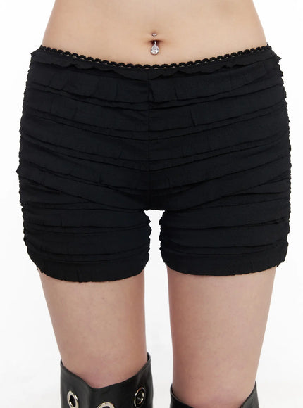 lace-trim-frill-mini-shorts-cm512