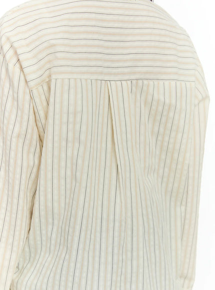 Striped Casual Long Sleeve Shirt CM510