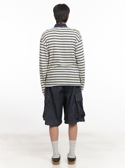 mens-striped-long-sleeve-polo-shirt-ia511