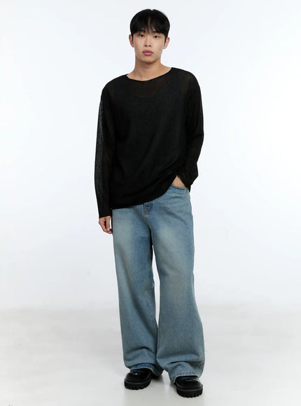 mens-lightweight-long-sleeve-knit-top-ig519