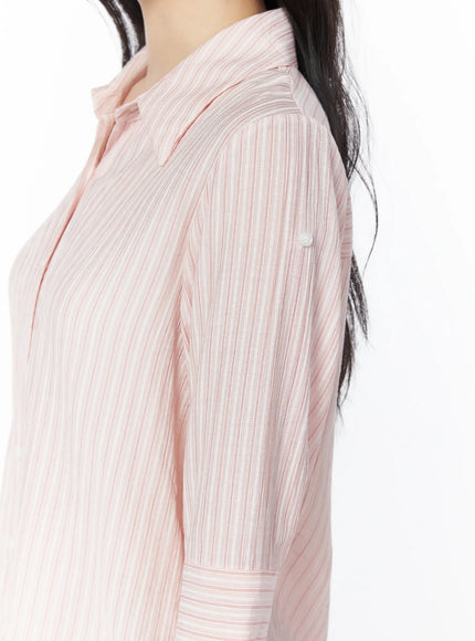 roll-up-sleeve-stripe-blouse-cy522