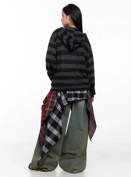 star-patch-striped-zip-up-is525