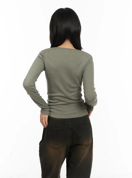 Trendy Graphic Long Sleeve Tee CD508