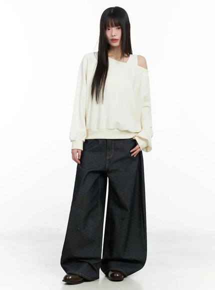 Casual Asymmetric Sweatshirt IM523