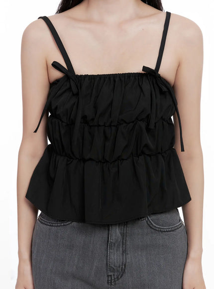 ribbon-strap-ruffle-scrunch-tank-cl516