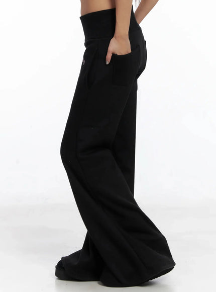 Graphic Bootcut Pants IN528