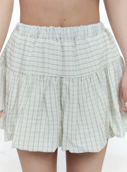 gingham-balloon-mini-skirt-cl530