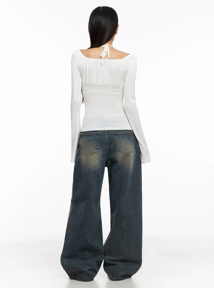 chic-cross-strap-long-sleeve-tee-ig528