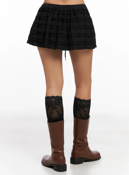layered-ruffle-mini-skirt-ig528
