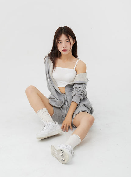 Basic Banded Sweat Shorts IG24