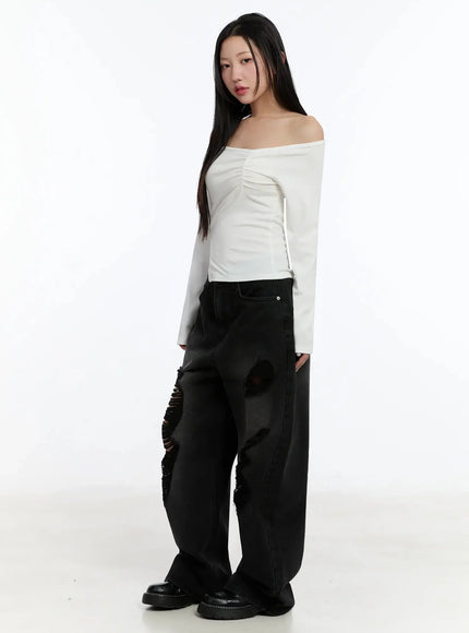 off-shoulder-ruched-long-sleeve-top-im513