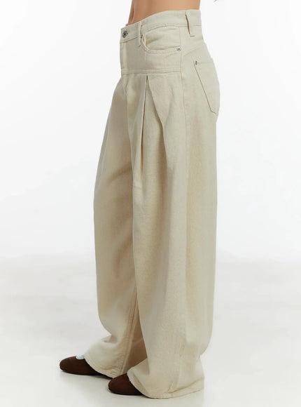 pin-tuck-high-waist-wide-leg-trousers-id526