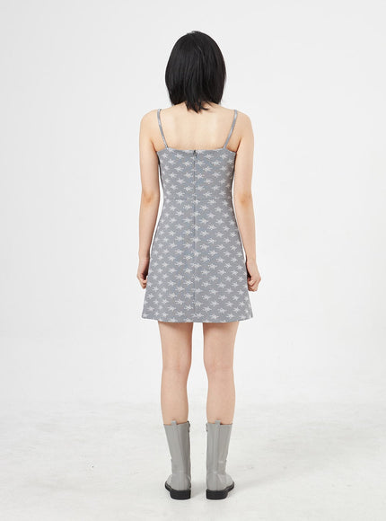 Rose Print Mini Dress OA310