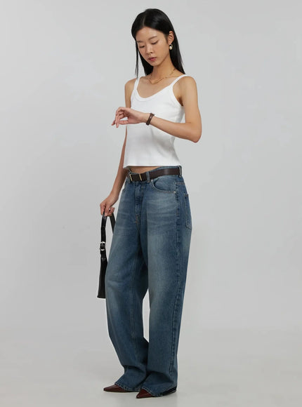 Round Neck Tank Top IJ508