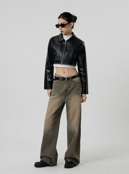 Jean baggy délavé vintage CF307