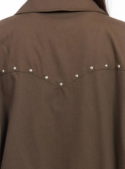 Urban Studded Bomber Jacket IA508