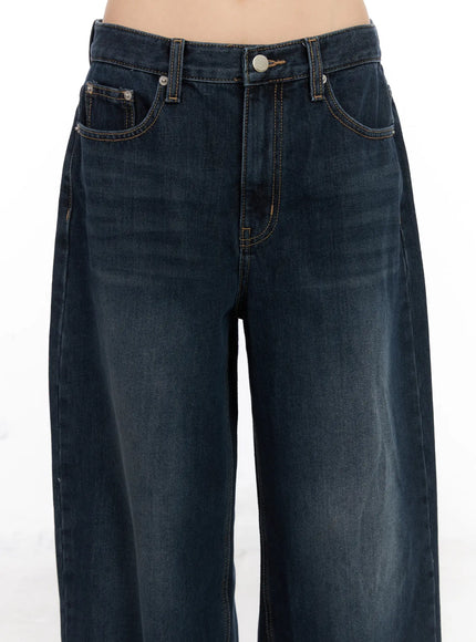 Kamryn Wide-Leg Fleece Lined Jeans CN520