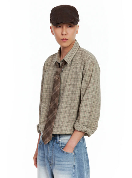 mens-casual-glen-plaid-print-tie-il514