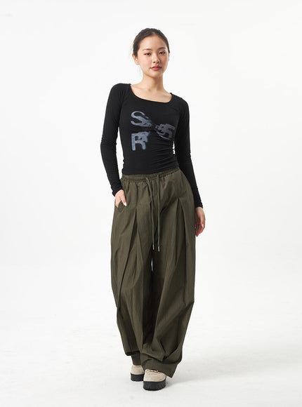 Square Neck Cropped Top CA318