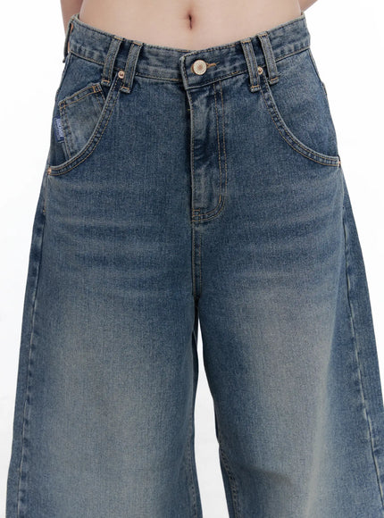 Laney Washed Wide-Leg Jeans CO520
