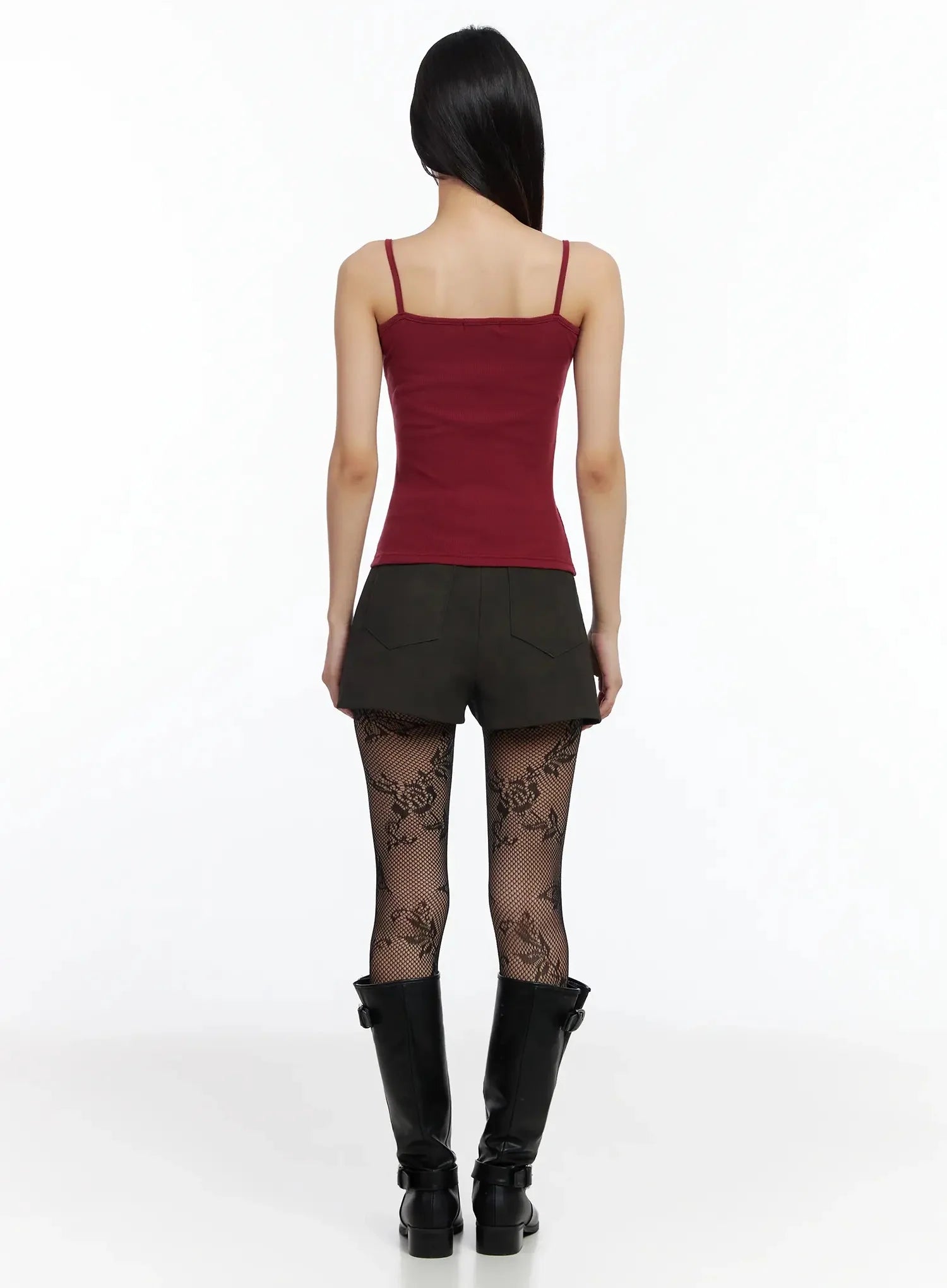 Studded Leather Shorts IM530