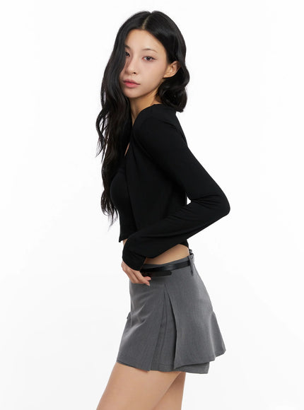 Cropped Tank & Cardigan Set IG508