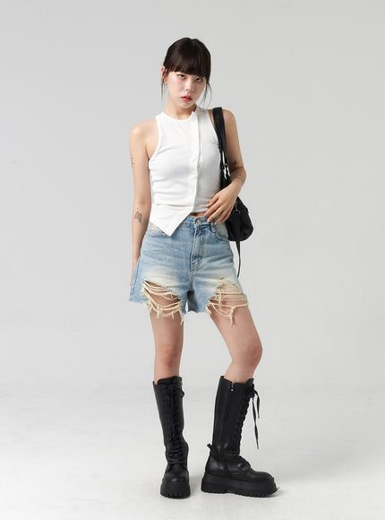 light-ripped-denim-shorts-cl318