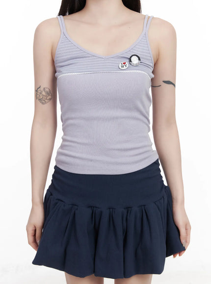 casual-ribbed-sleeveless-top-with-badges-cf523