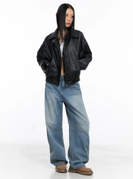 Dakota Relaxed Fit Vintage Wash Jeans CS511