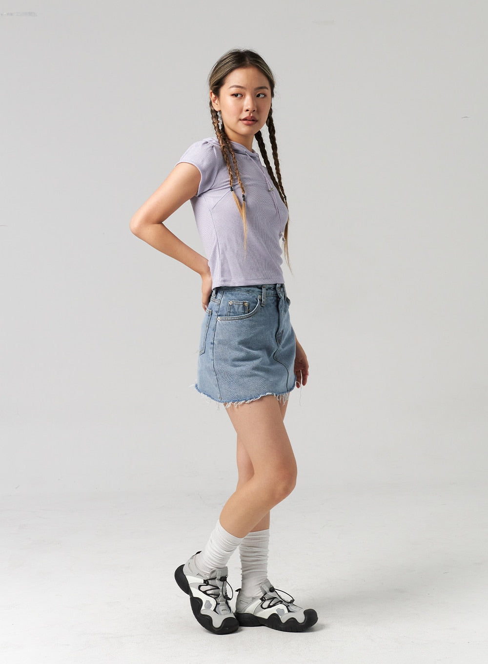 Baby girl 2024 denim mini skirt