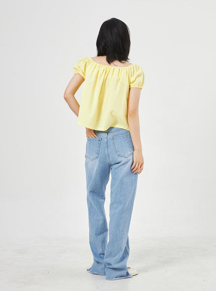 Jeans in heller Waschung OA310