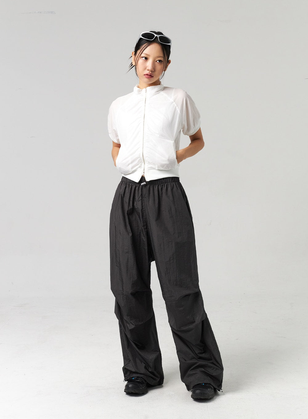 Baggy Nylon Pants CL307